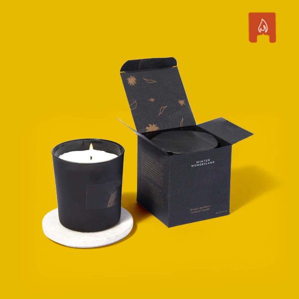 Custom Black Candle Boxes Packaging