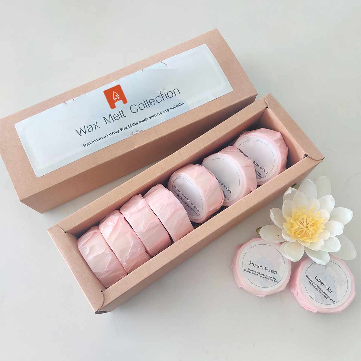 Luxury Wholesale Wax Melt Storage Sample Cardboard Wax Melts Gift Candles  Melts Packaging Boxes For Wax